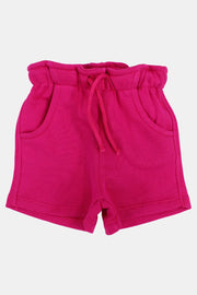 baby cotton shorts – fuchsia - playmore