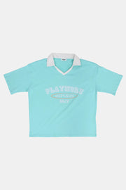 aqua "playmore" t-shirt - playmore
