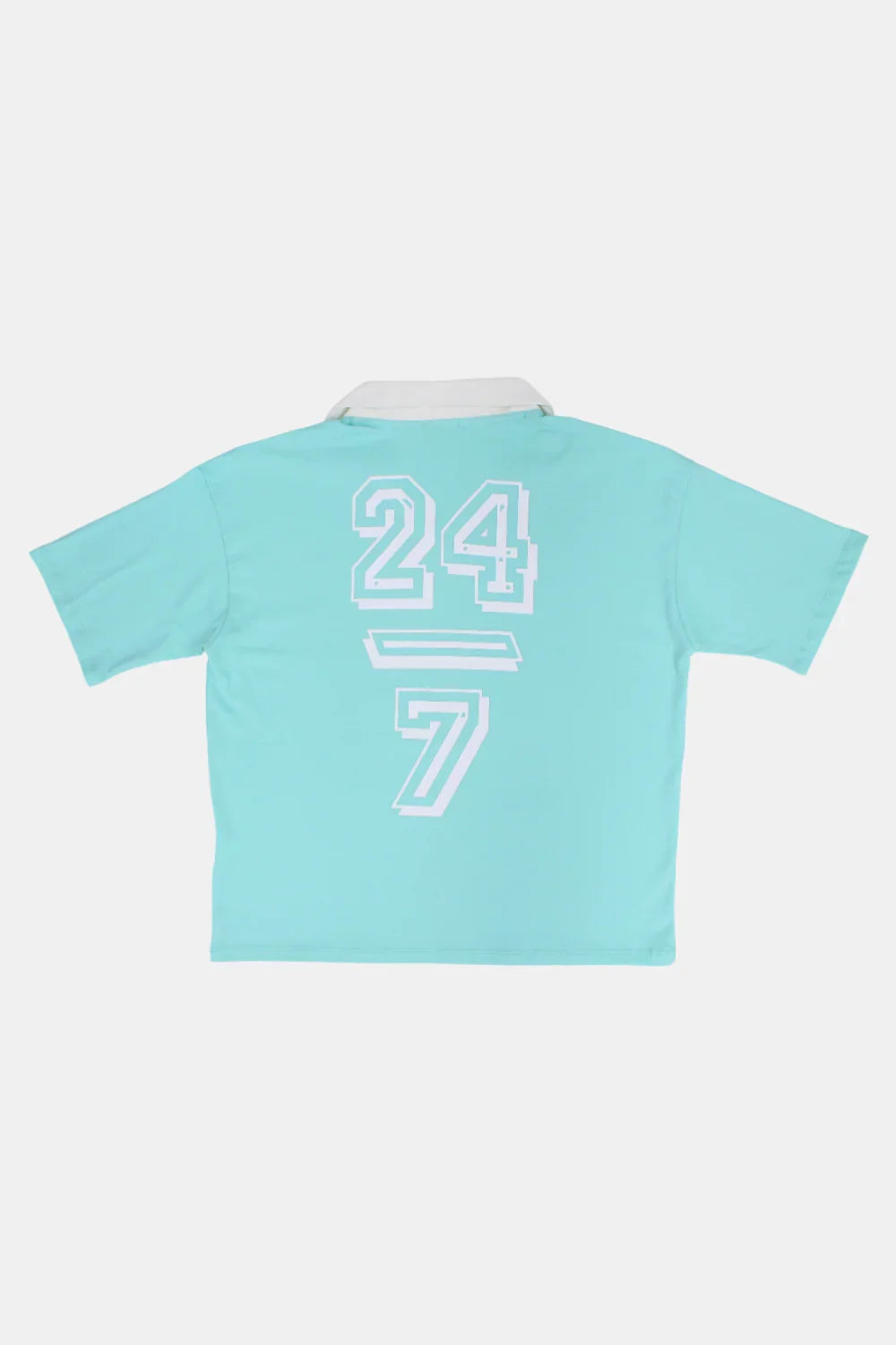 aqua "playmore" t-shirt - playmore