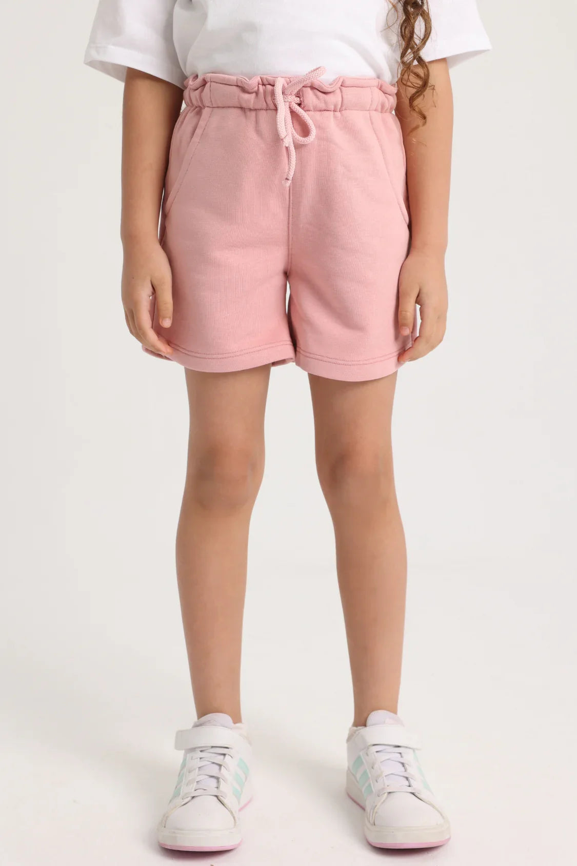 dusty pink cotton shorts - playmore