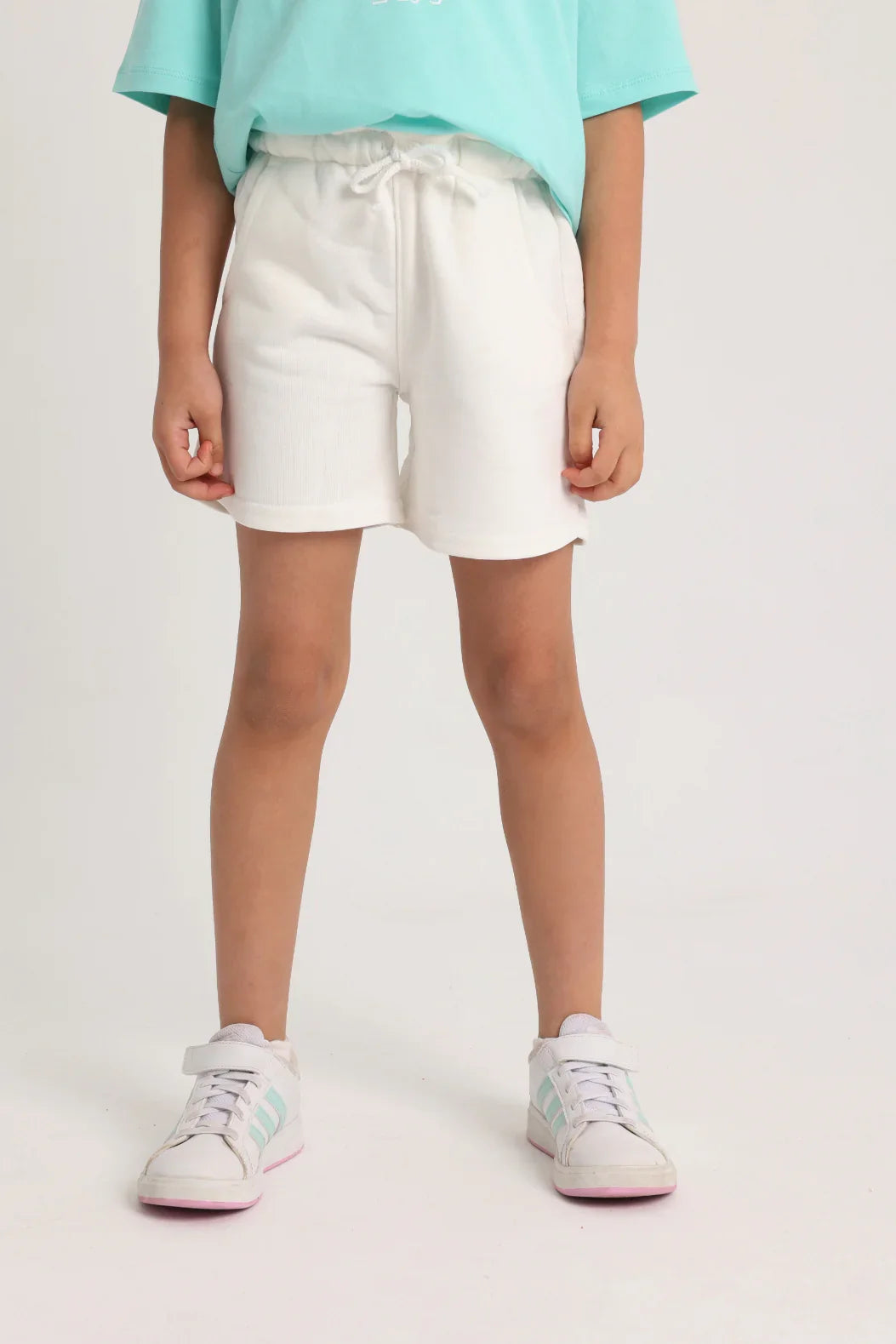 off-white cotton shorts - playmore