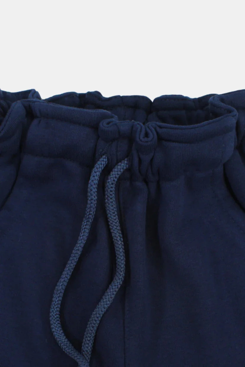 navy cotton shorts - playmore