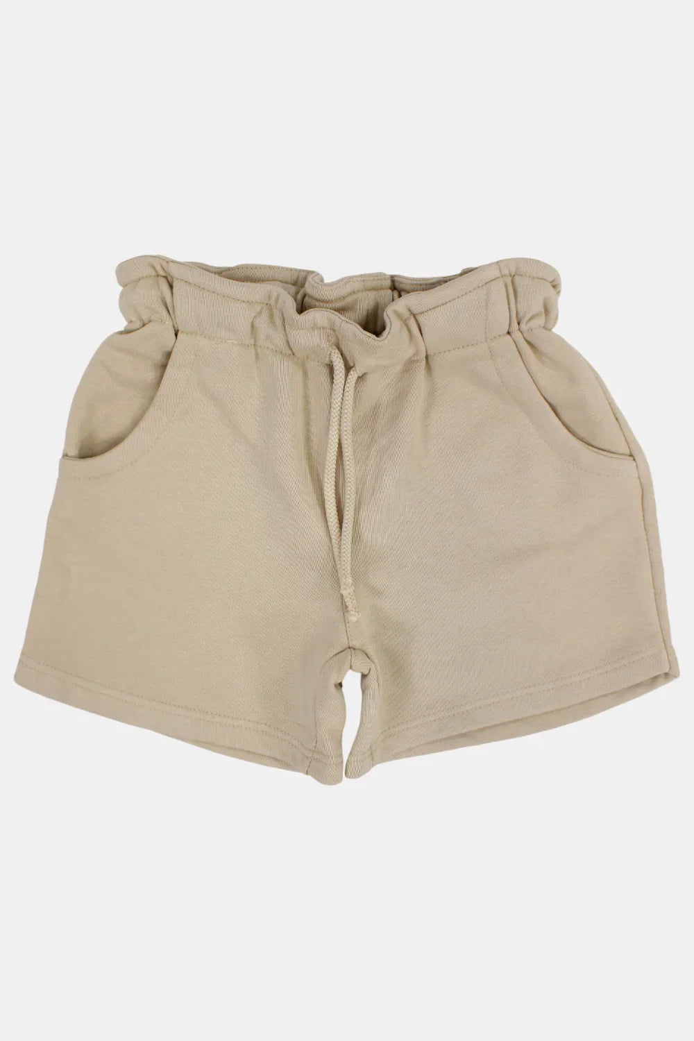 beige cotton shorts - playmore
