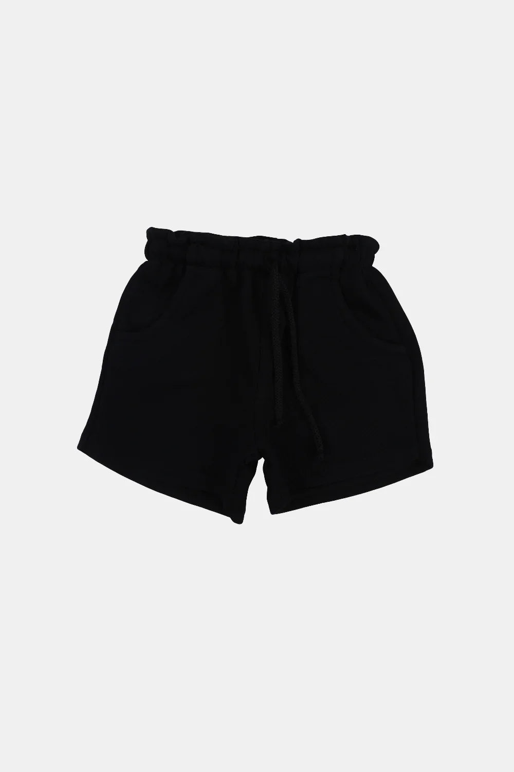 black cotton shorts - playmore