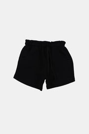 black cotton shorts - playmore