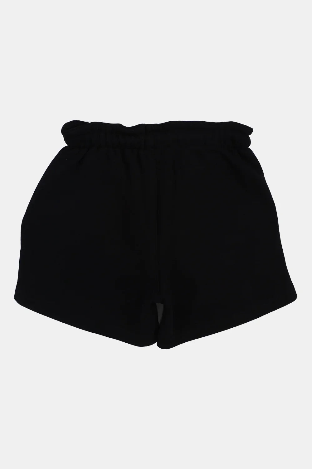 black cotton shorts - playmore