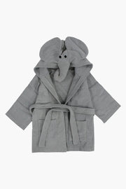 unisex swim robe – grey elephant sleeves - playmore
