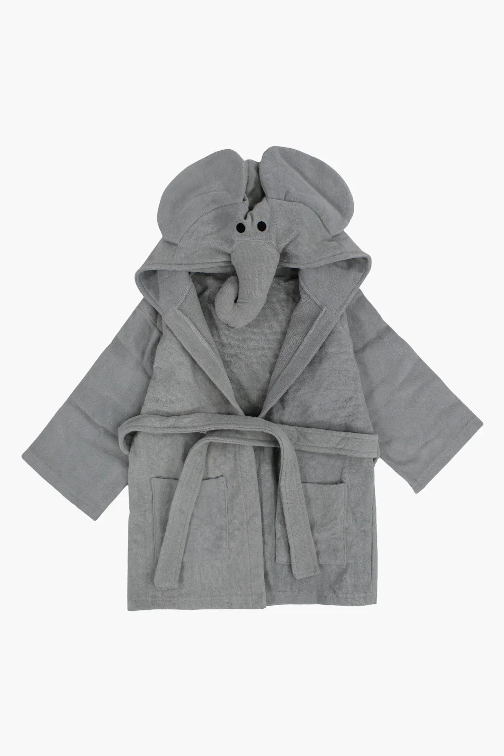 unisex swim robe – grey elephant sleeves - playmore