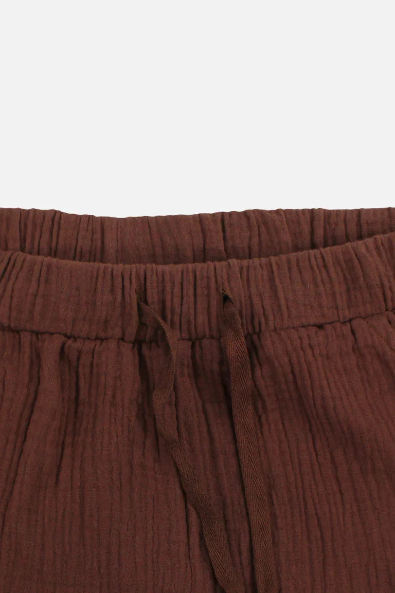 Cotton Pants – Brown - playmore