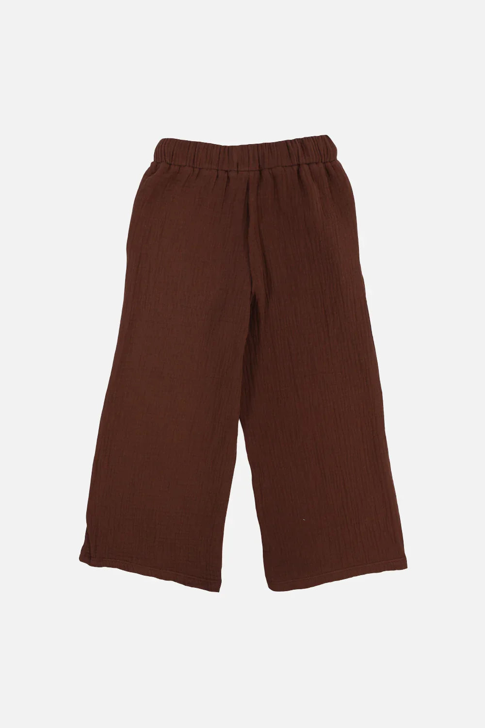 Girls Cotton Pants – Brown - playmore