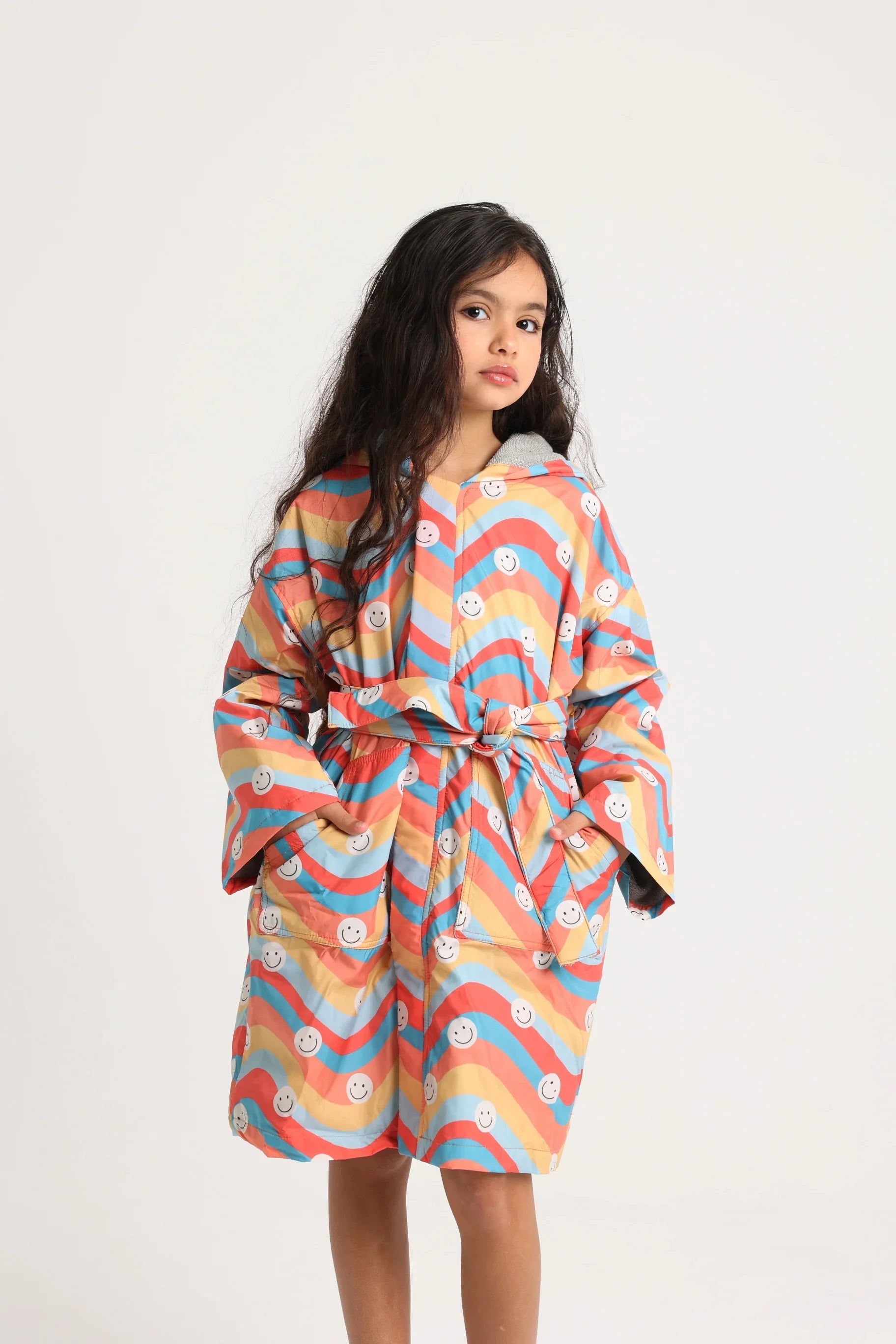 Unisex Kids Swim Robe – Smile Sleeves - playmore