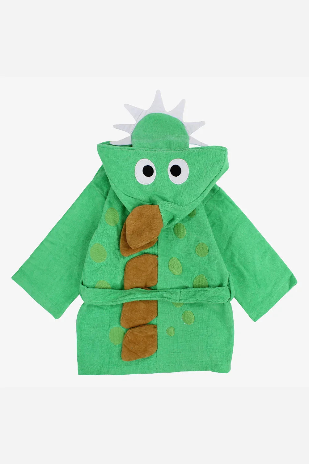 Unisex Plush Swim Robe – Green Dinosaur - playmore