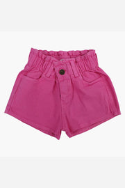 Girls Gabardine Shorts – Fuchsia - playmore