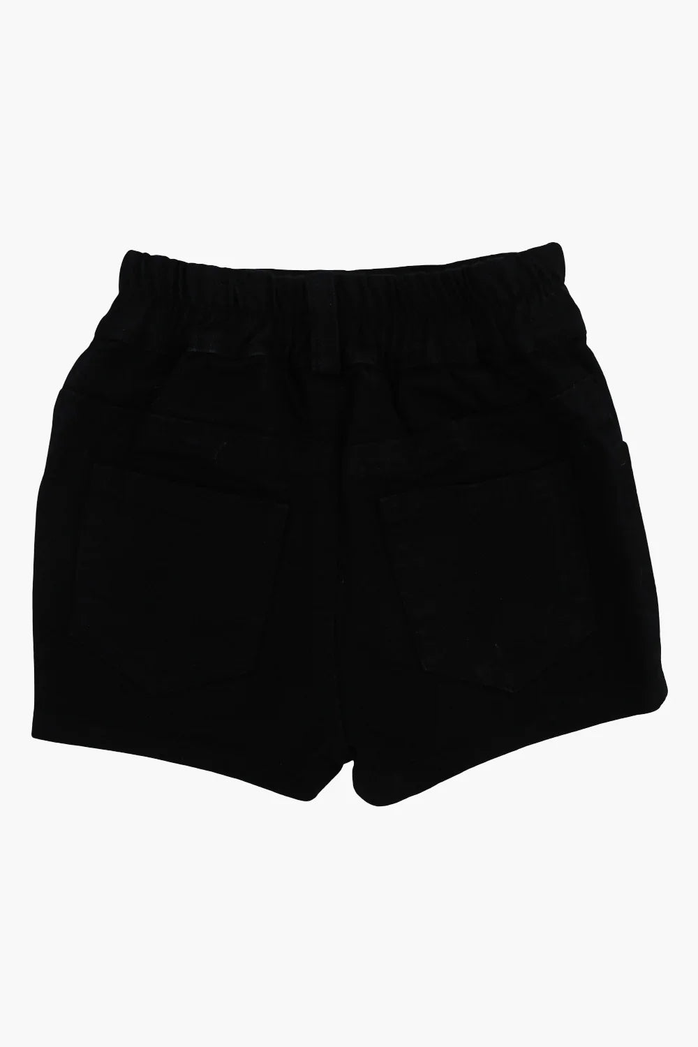 Baby Girls Gabardine Shorts – Black - playmore