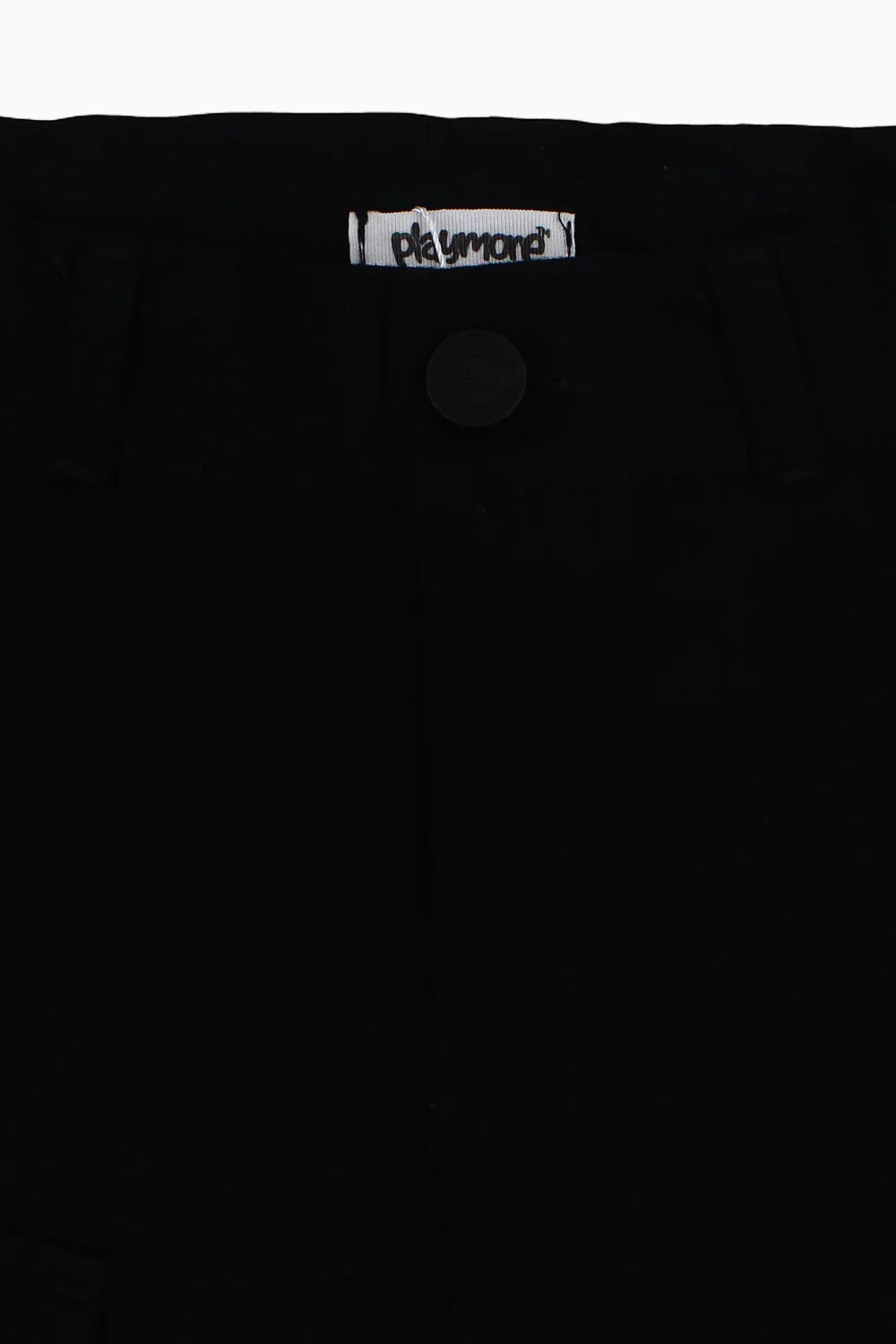 Boys Gabardine Shorts – Black - playmore