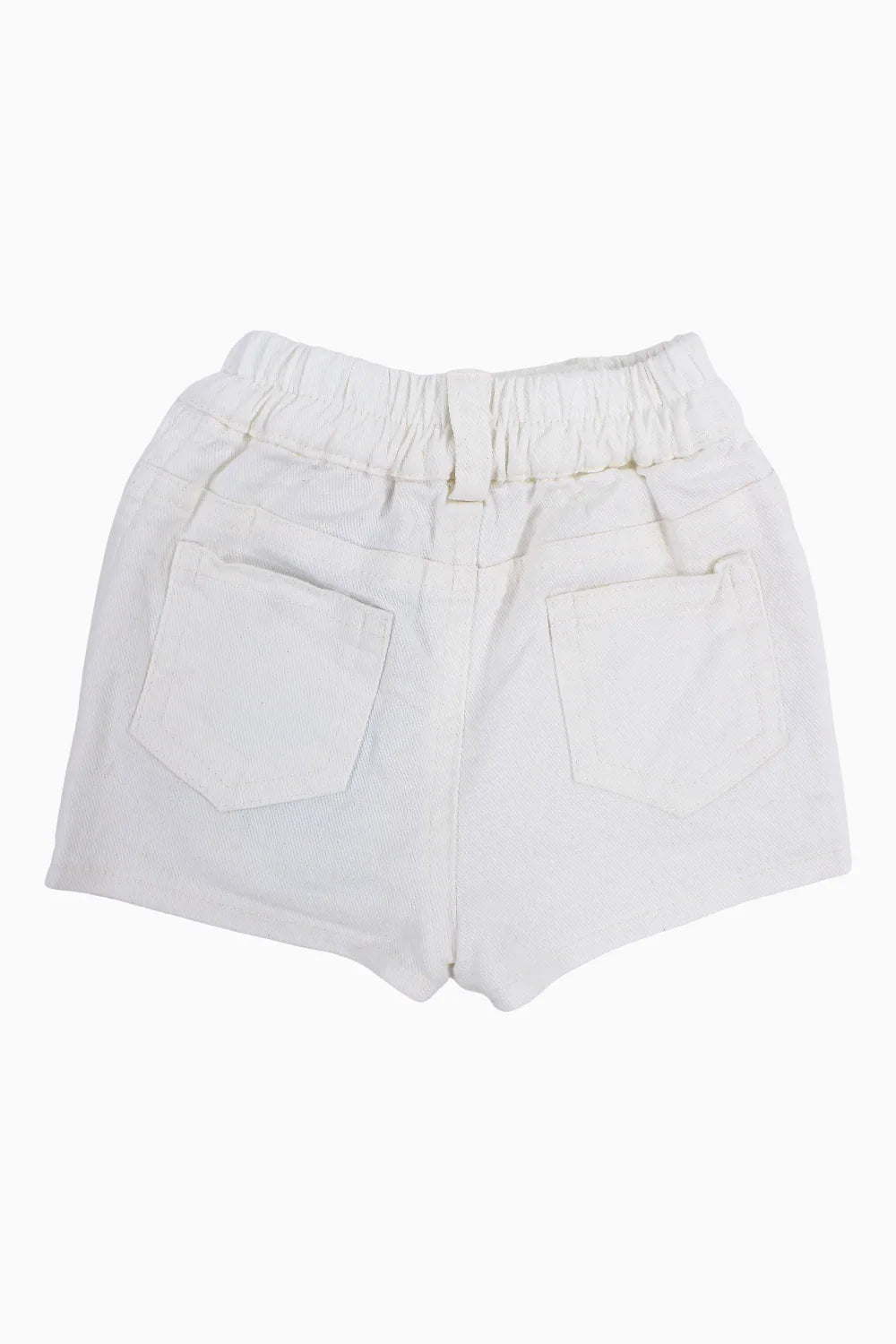 Unisex Baby Gabardine Shorts – Off-white - playmore