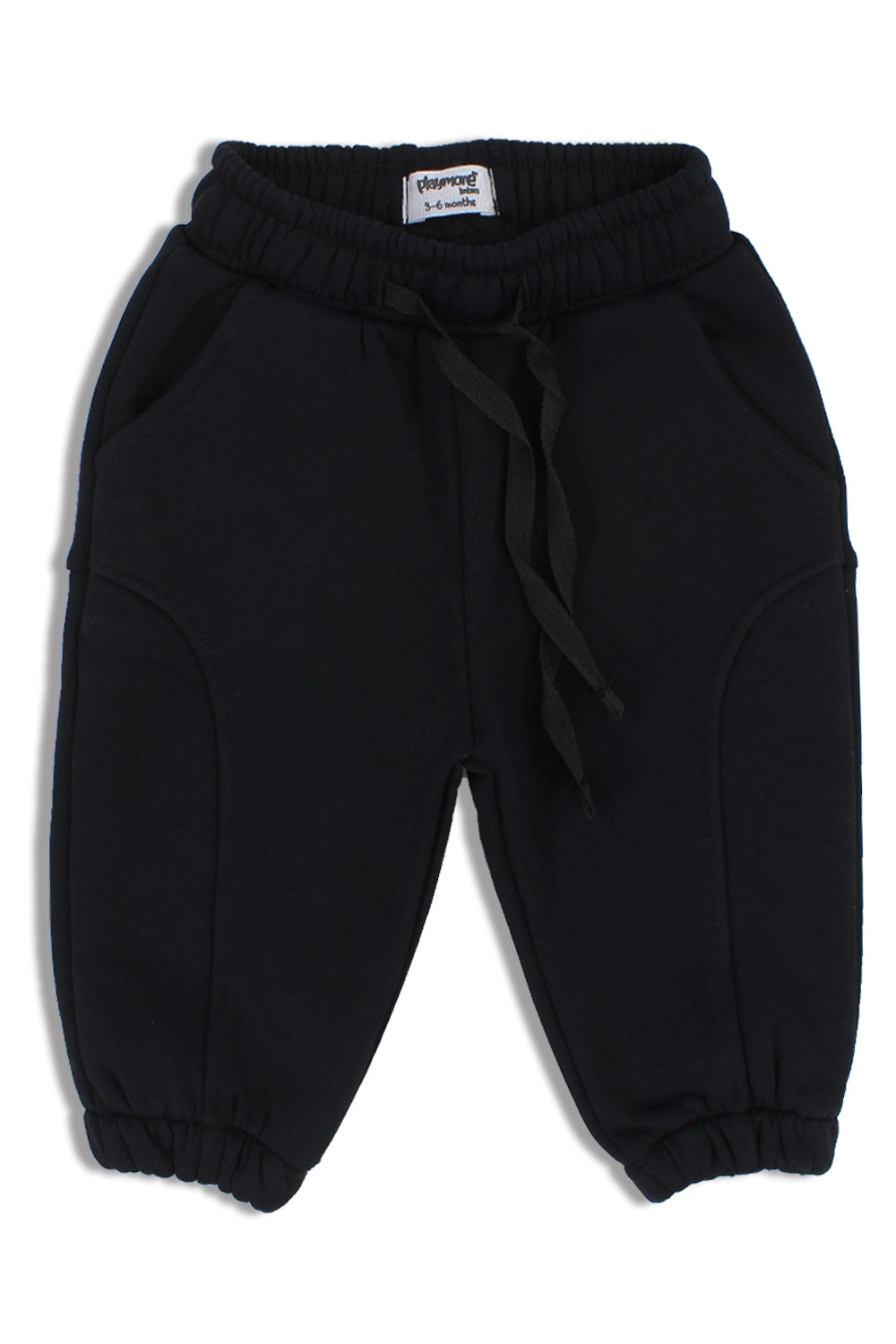 Unisex cotton sweatpants – black