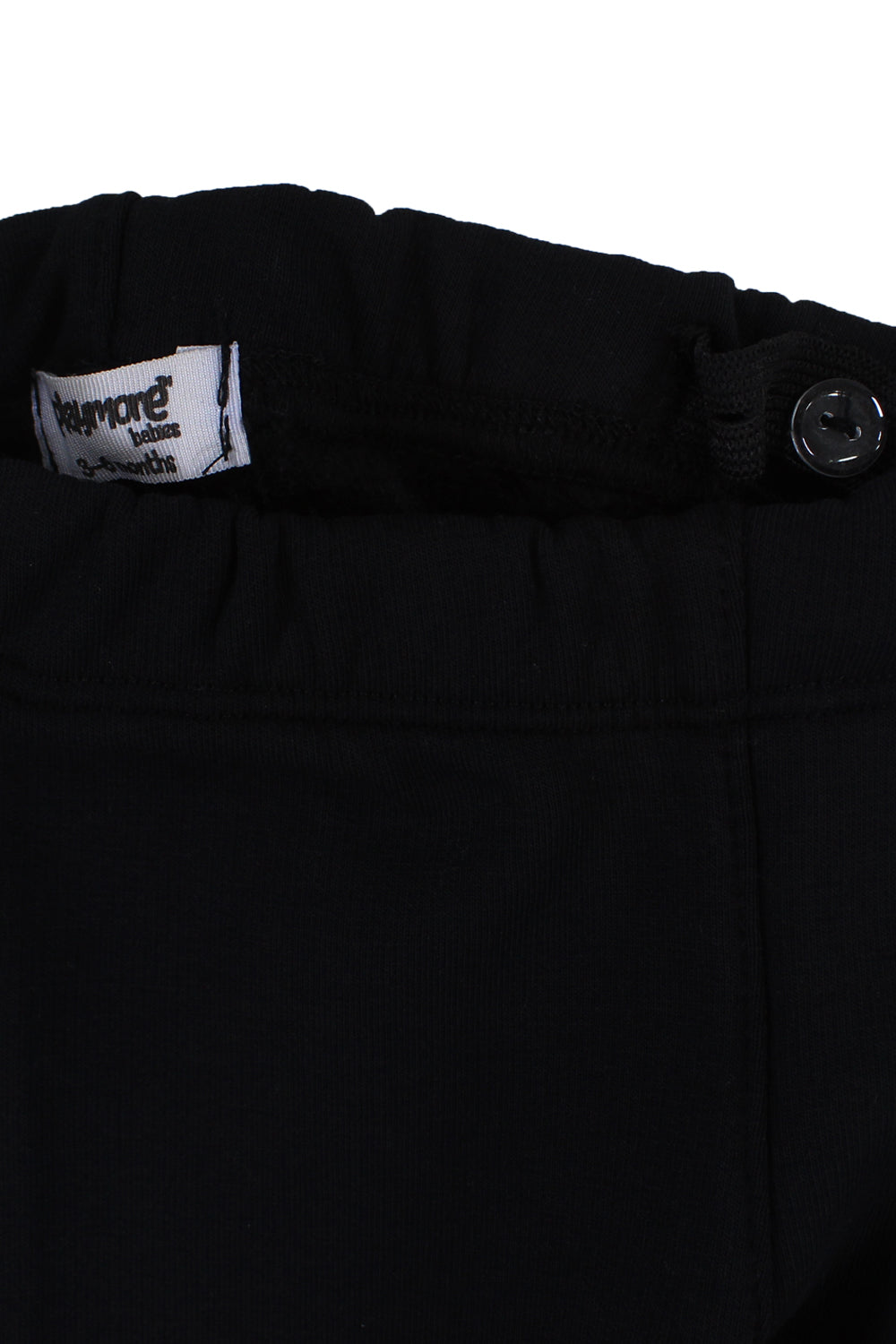 unisex interlock fur leggings – black