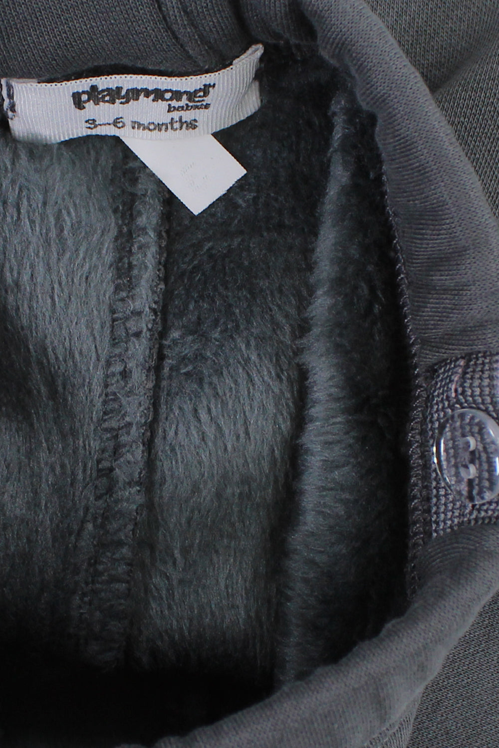unisex interlock fur leggings – dark grey