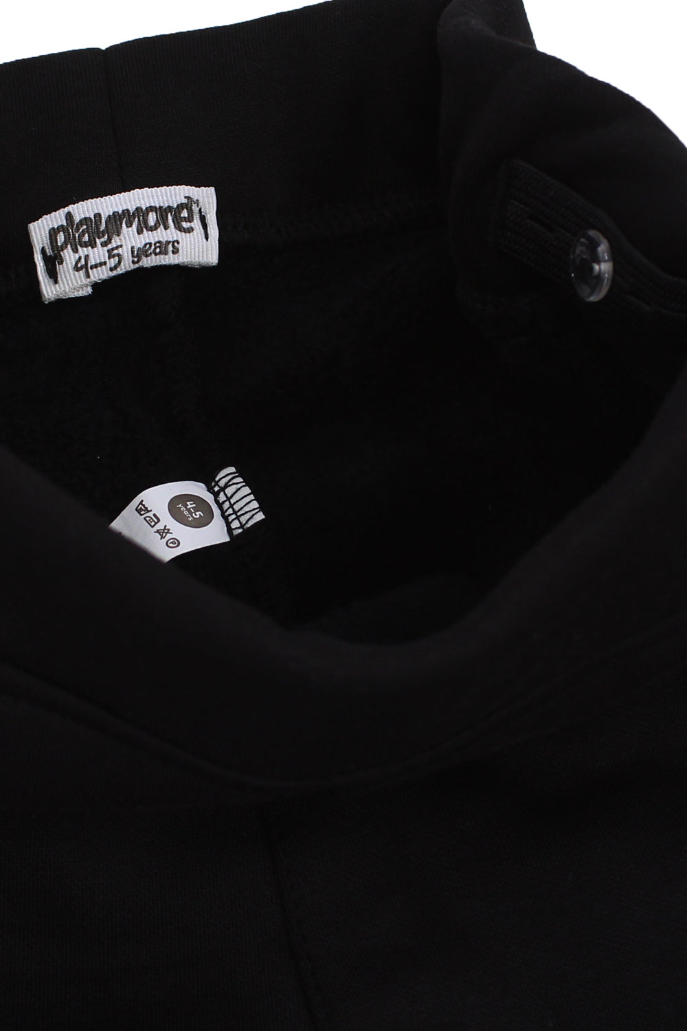 unisex barrel fit pants – black