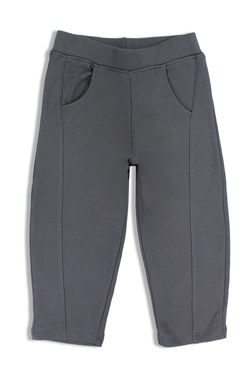 unisex barrel fit pants – dark grey