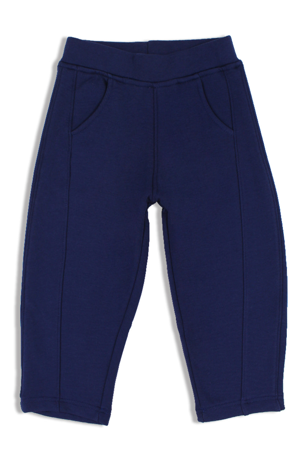unisex barrel fit pants – navy