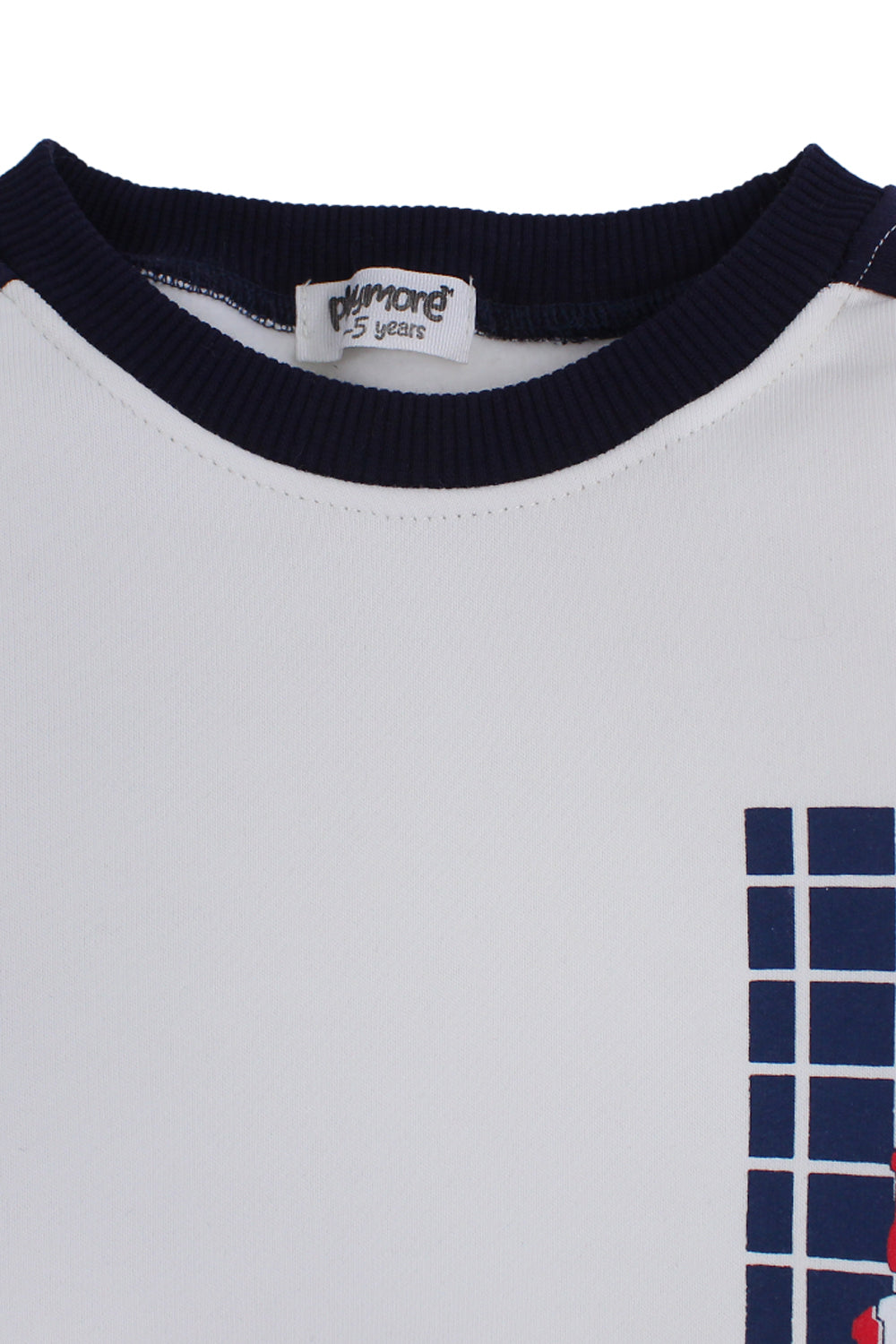 unisex cotton sweatshirt – offwhite with "no bad days" print