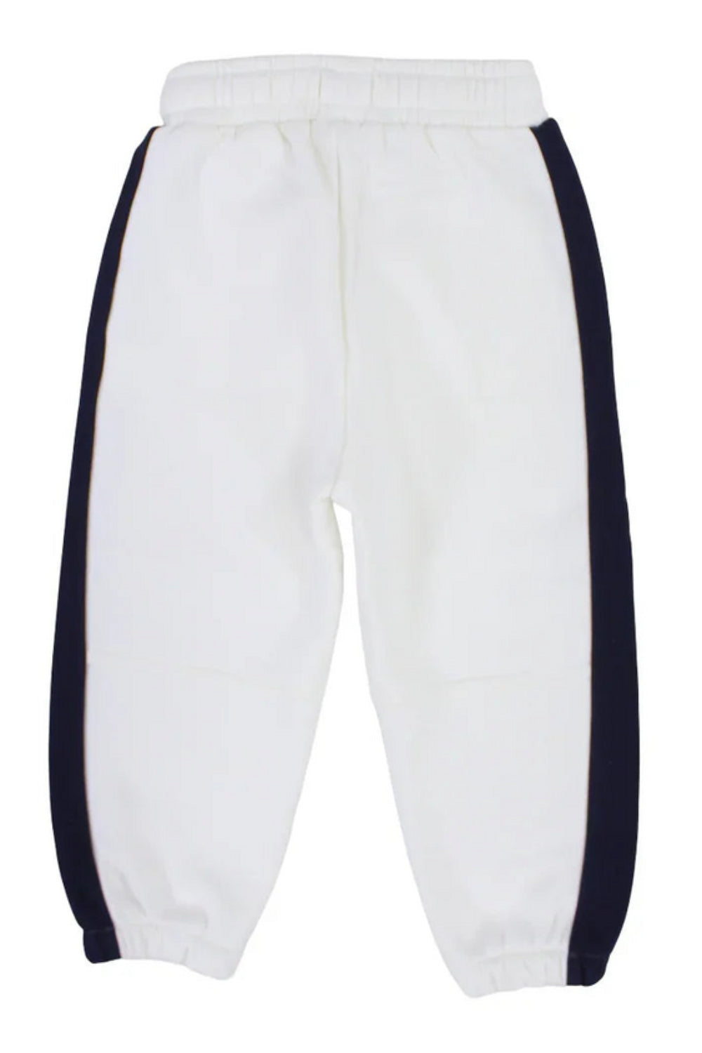 unisex cotton sweatpants - offwhite & navy