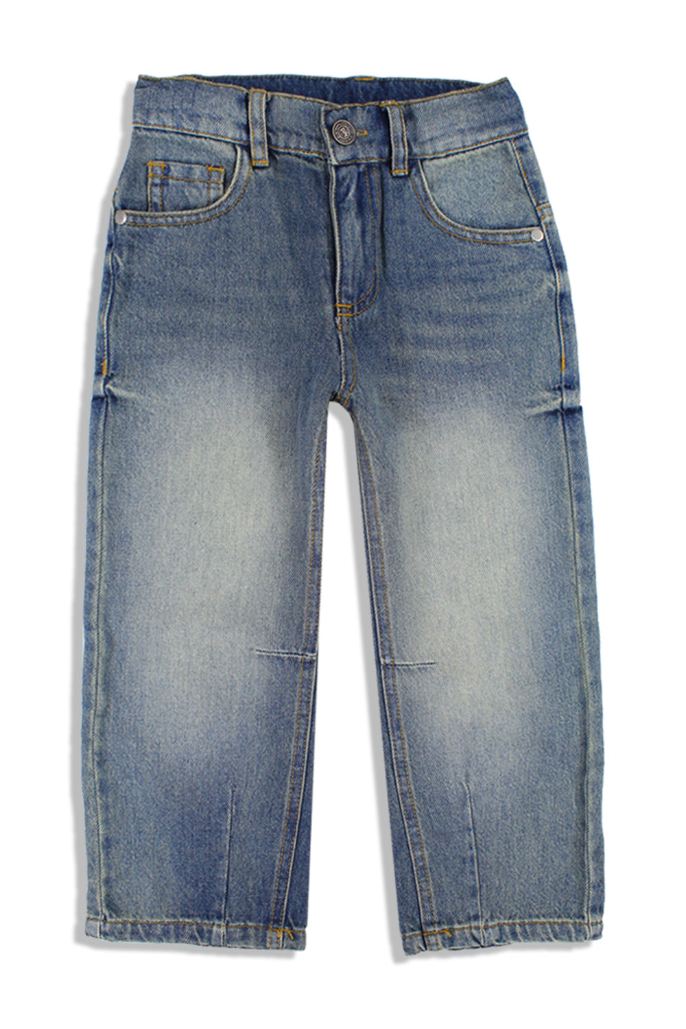 unisex light wash denim pants
