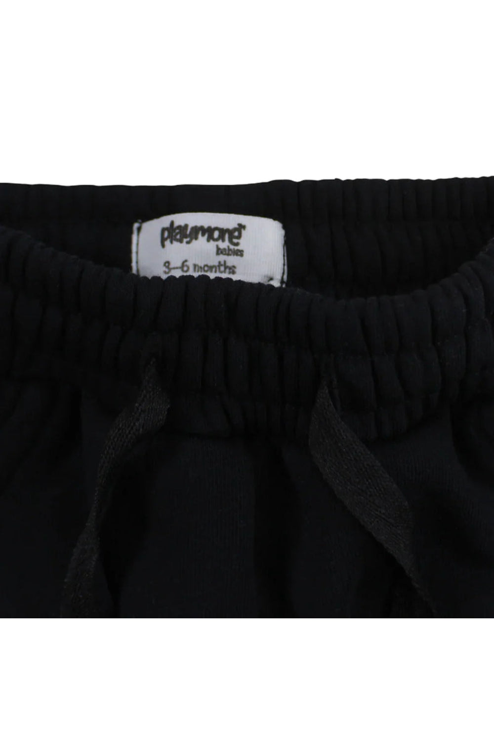 unisex cotton sweatpants - offwhite & black