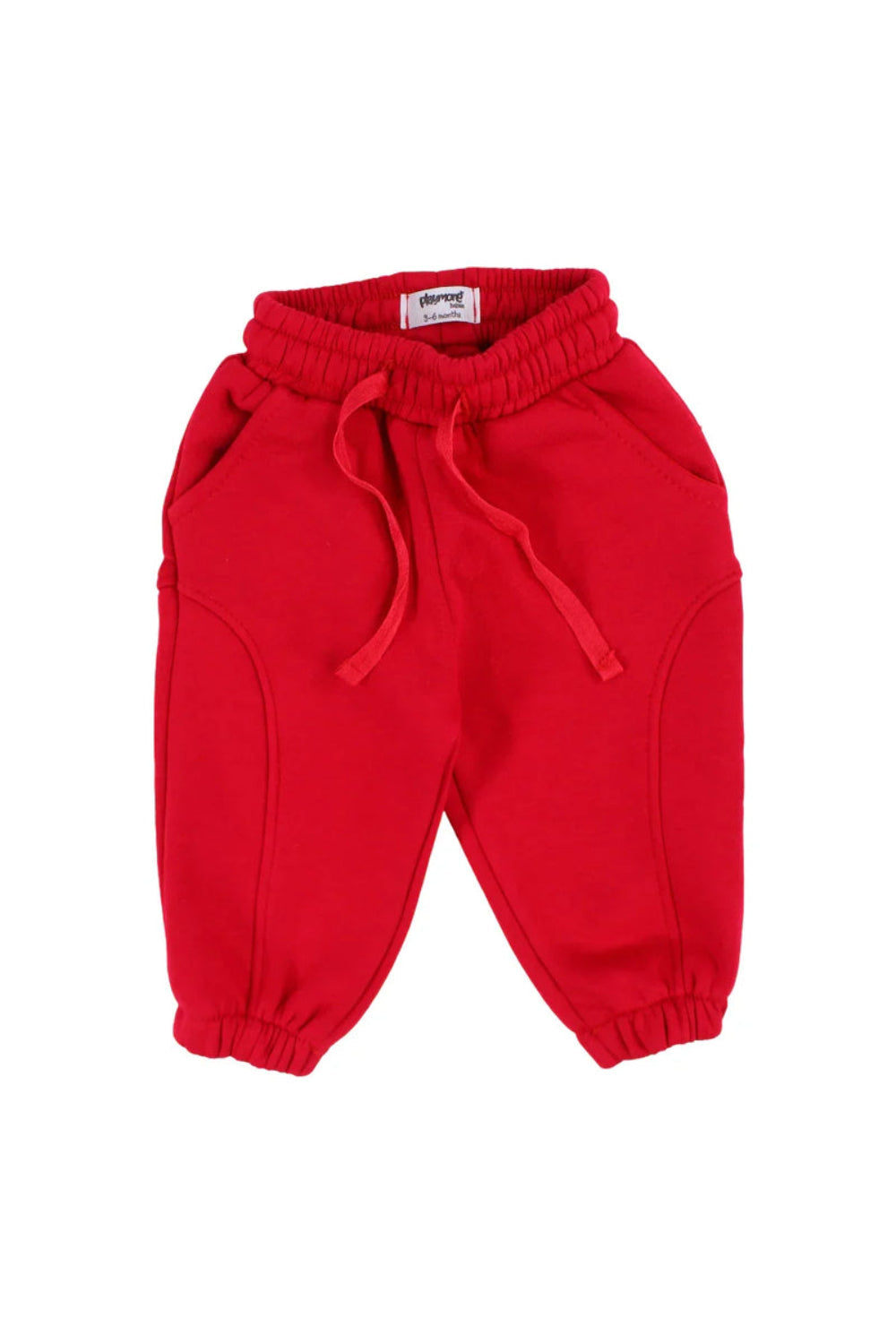 unisex cotton sweatpants - red