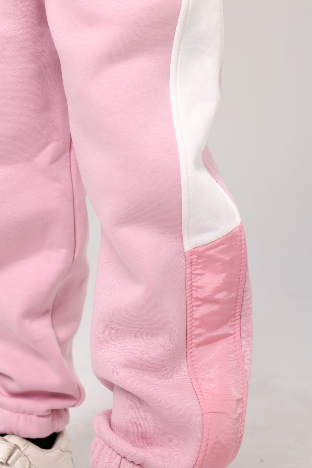 girls cotton sweat pants – pink