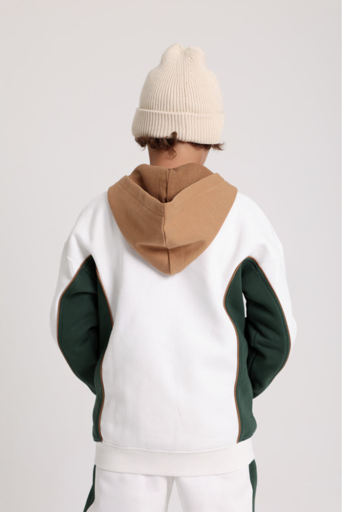 Unisex Cozy Blend Beanie – Beige with Happy Smiley