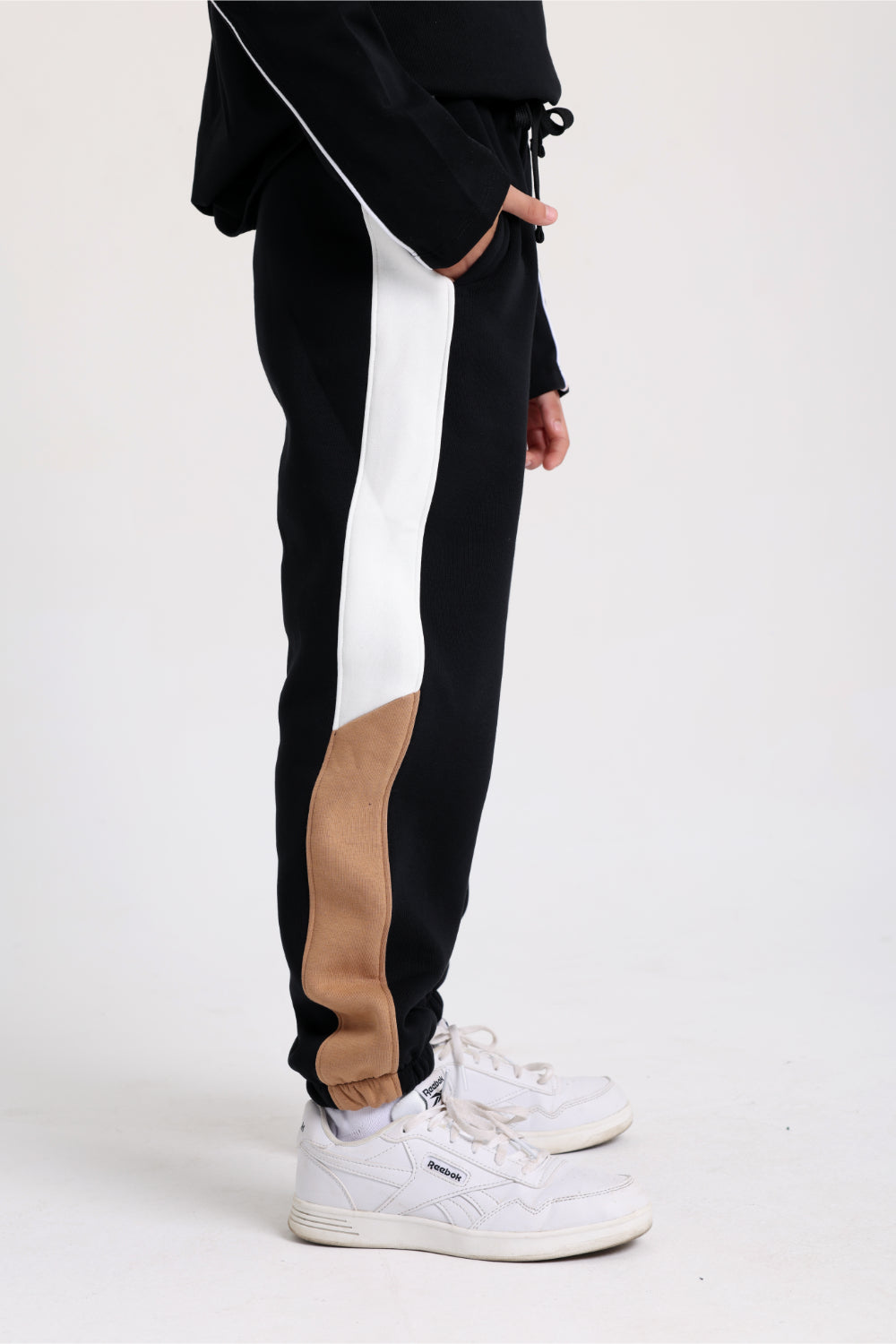 unisex cotton sweatpants - black