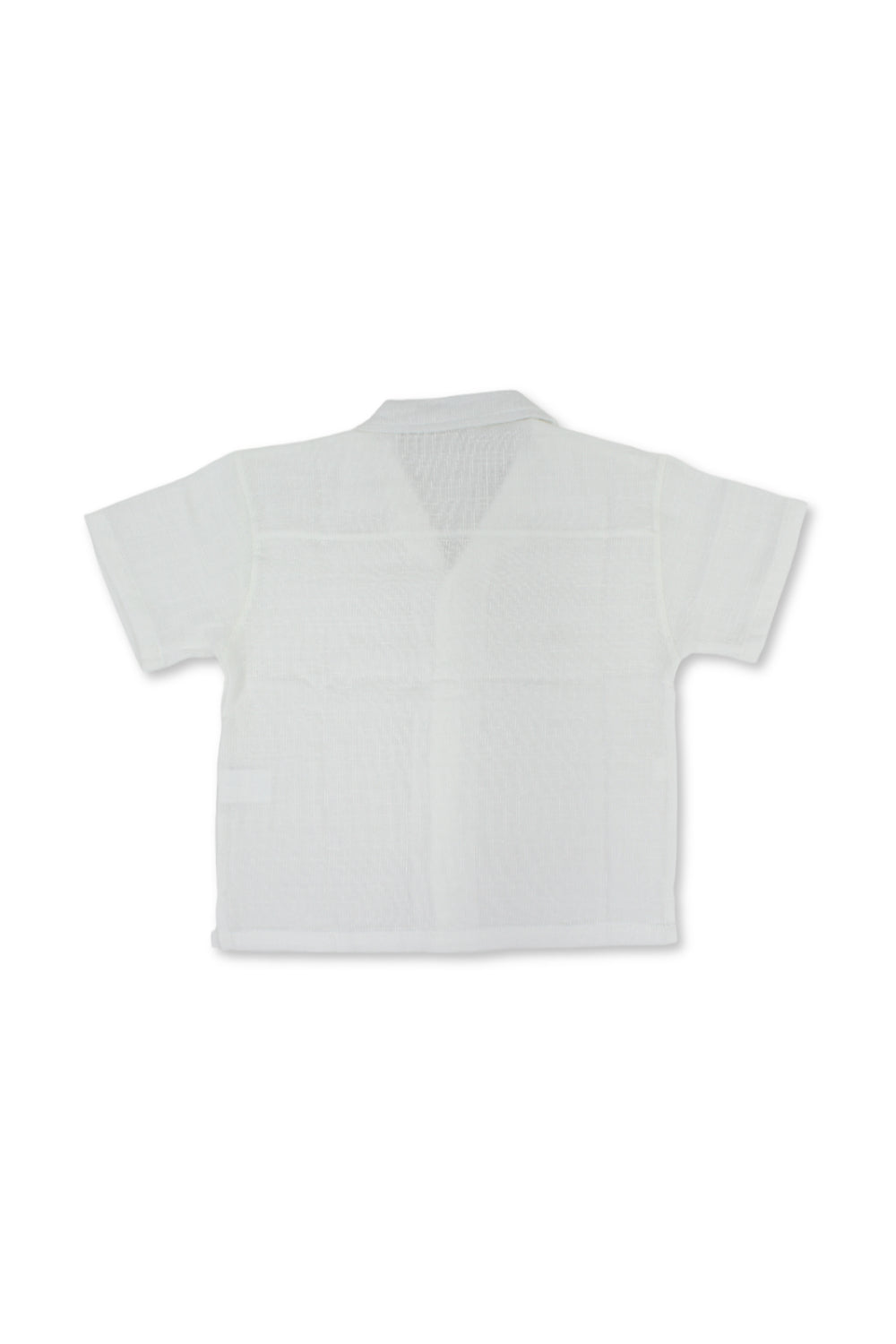 boys linen shirt – white