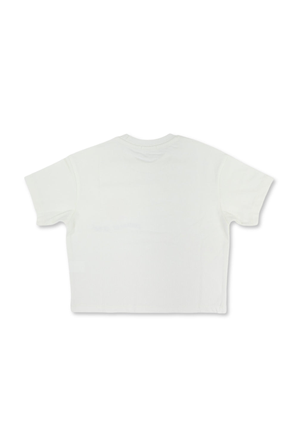 unisex cotton t-shirt – offwhite with "summer crew" print
