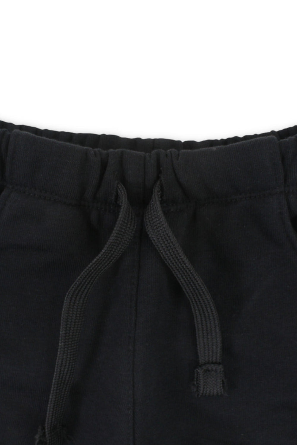 unisex baby cotton short – black