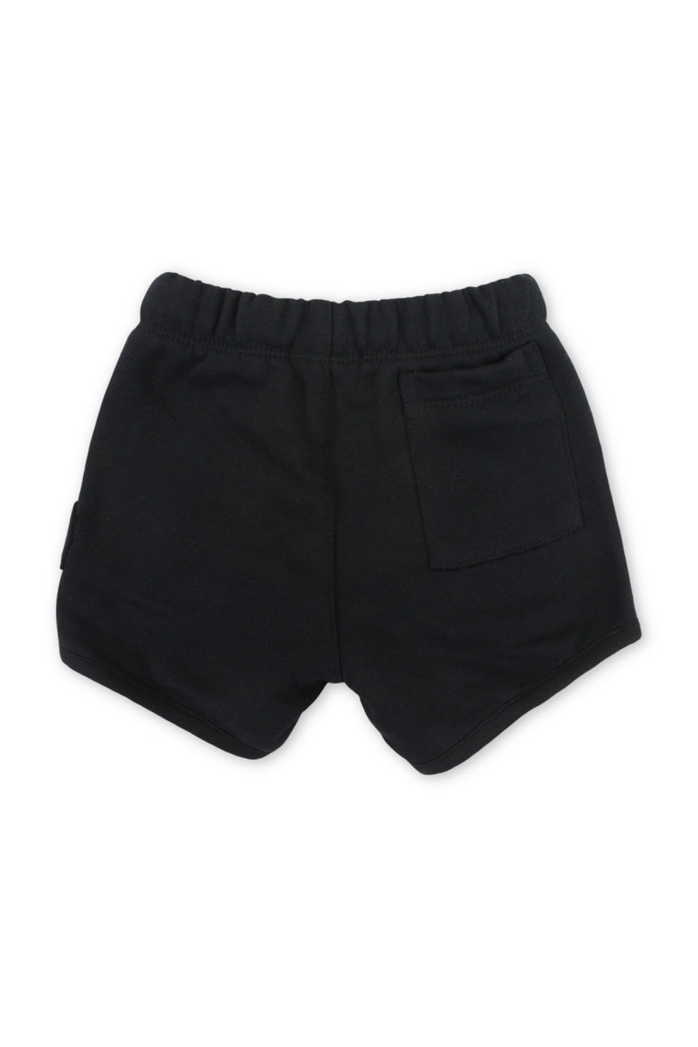 unisex baby cotton short – black