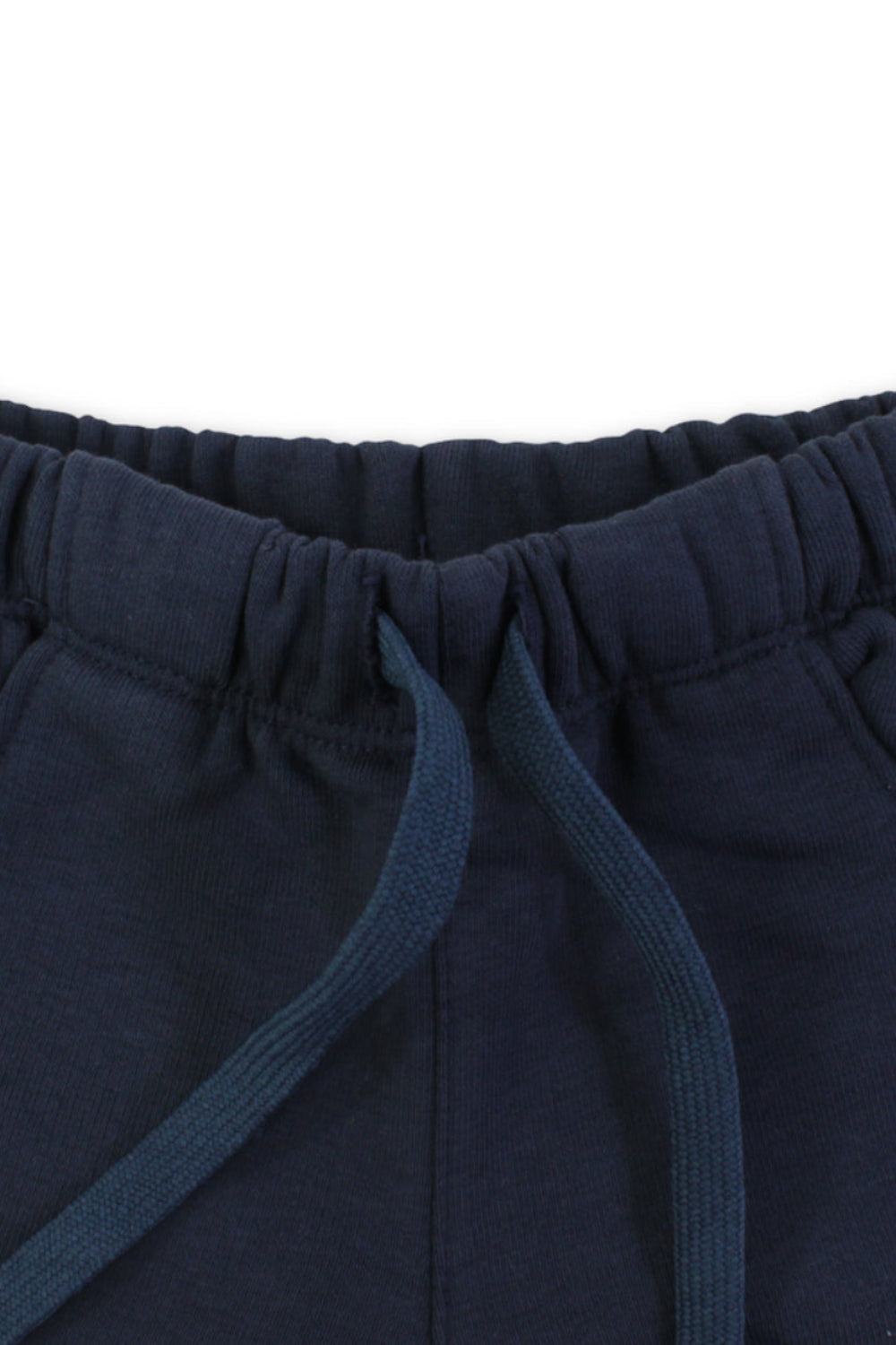 unisex baby cotton short – navy with "cool summer pians" print