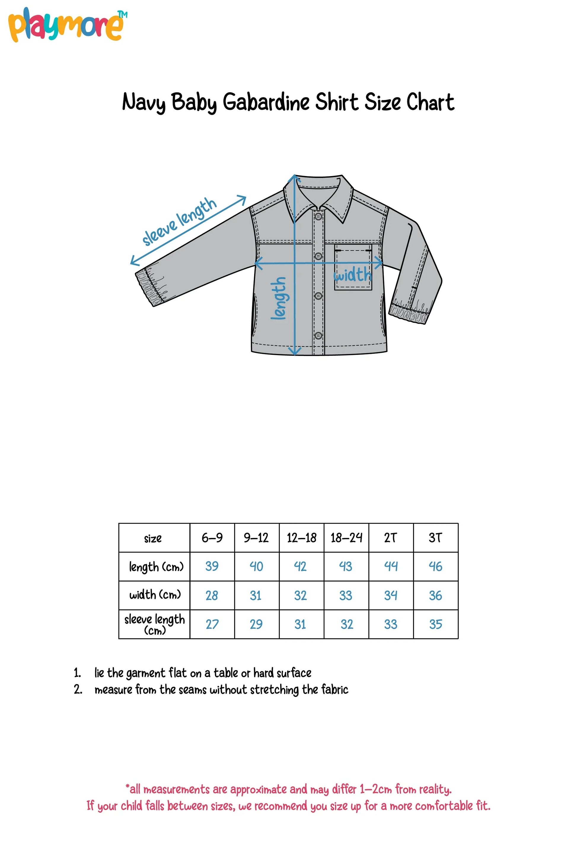 unisex baby gabardine shirt – brown - playmore