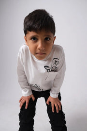 smiley cloud long-sleeved t-shirt - playmore