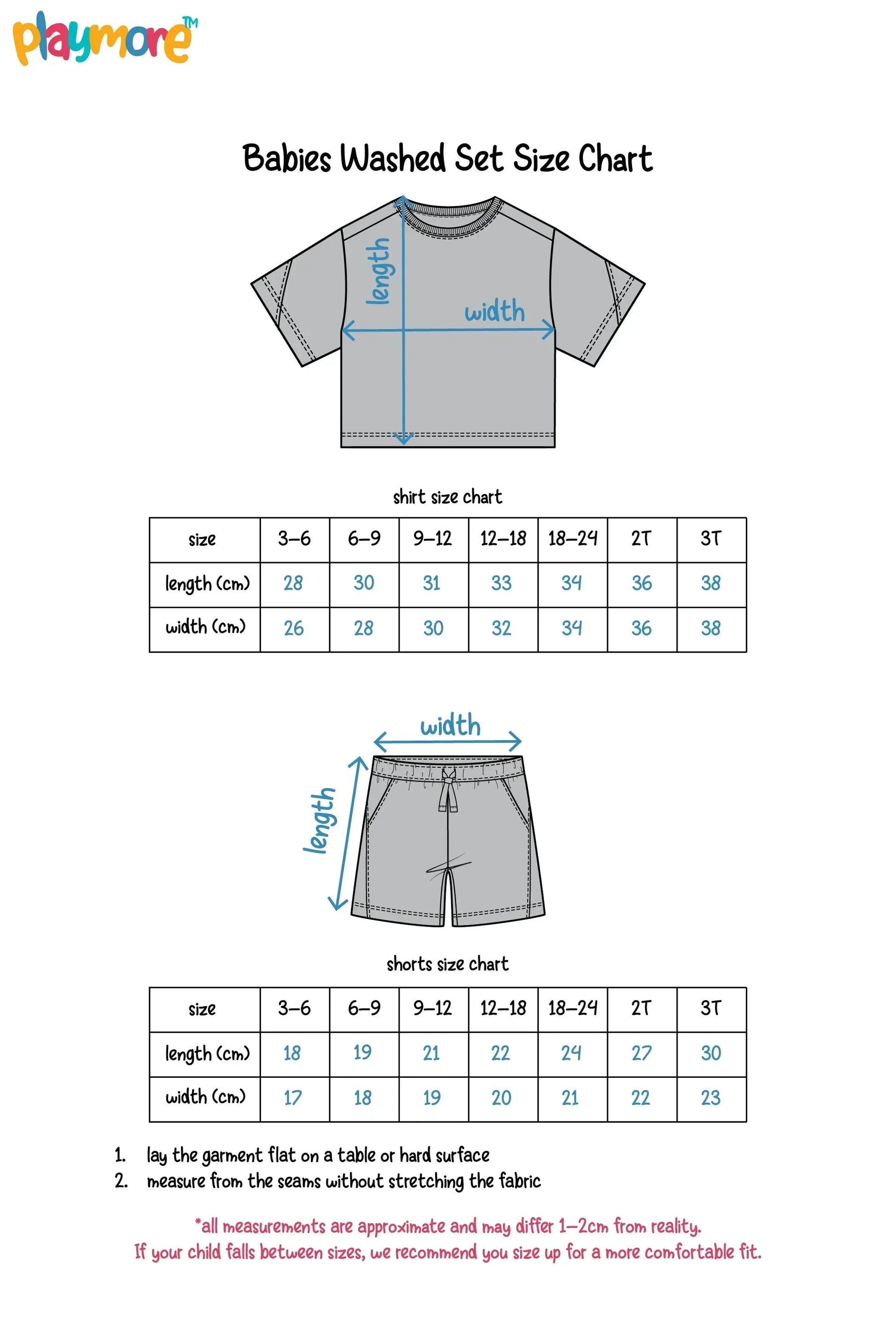 unisex baby babyblue "go play more" outfit set - playmore