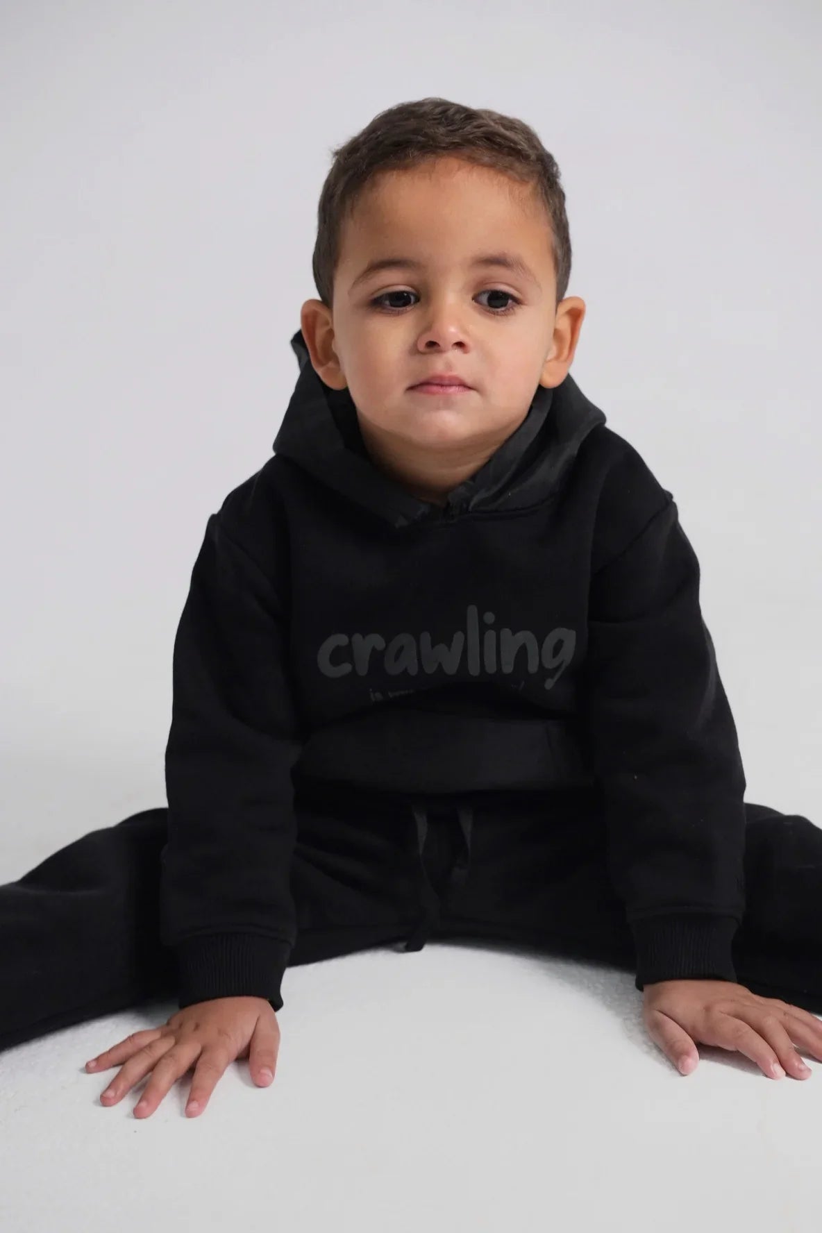 unisex black 2-piece outfit set - playmore