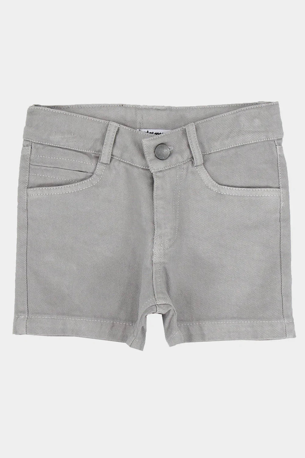 grey gabardine shorts - playmore