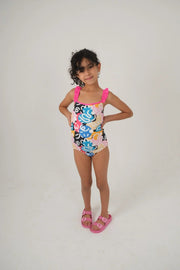colorful doodles swimsuit - playmore