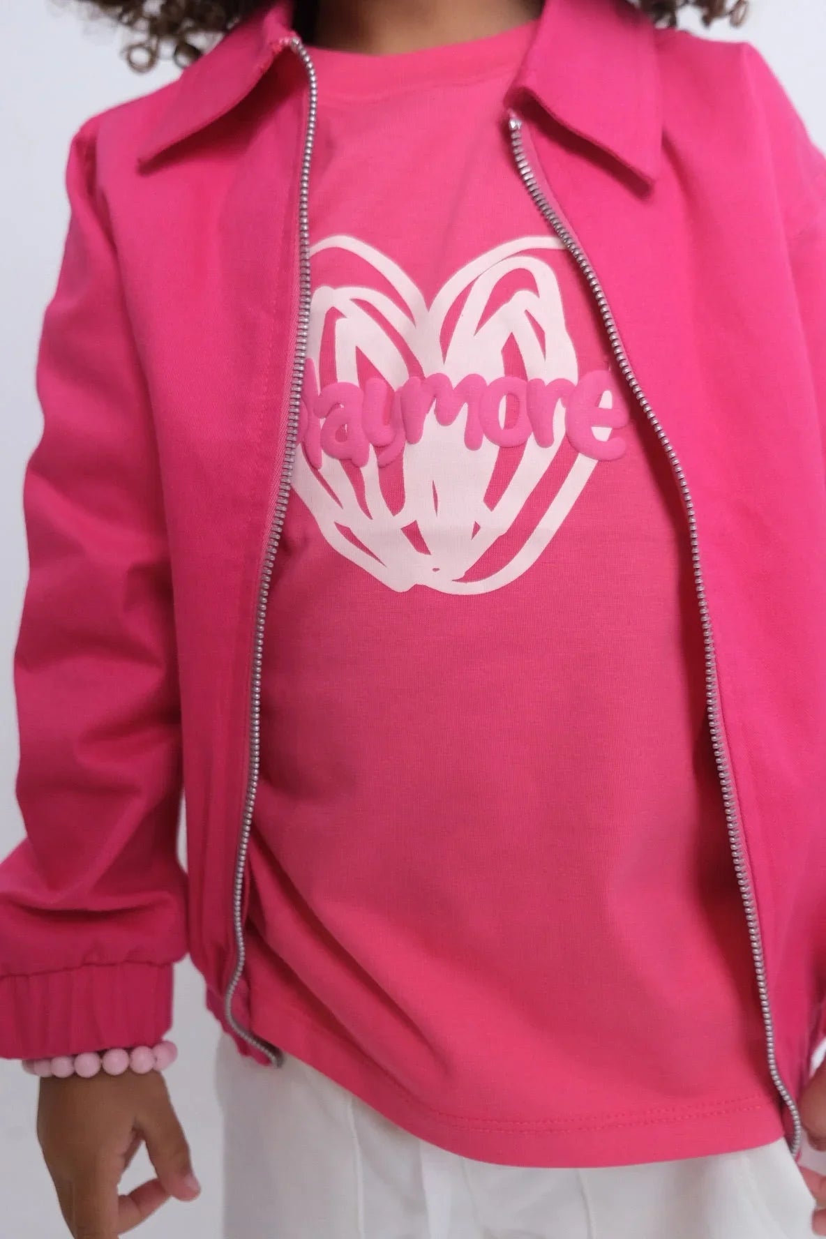 fuchsia lightweight bomber jacket - playmore