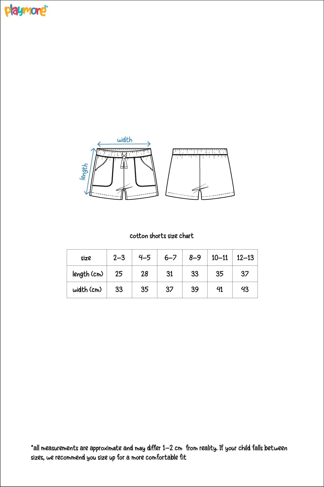 black cotton shorts - playmore