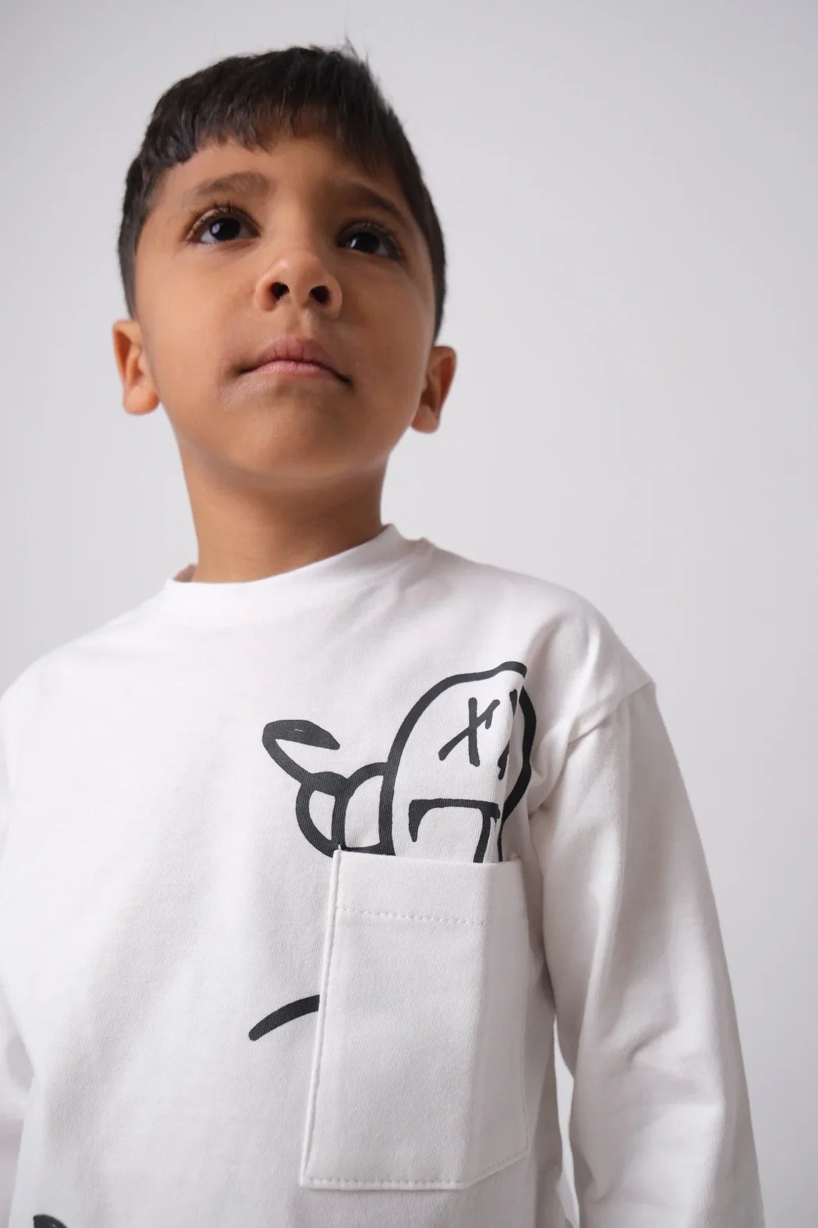 smiley cloud long-sleeved t-shirt - playmore