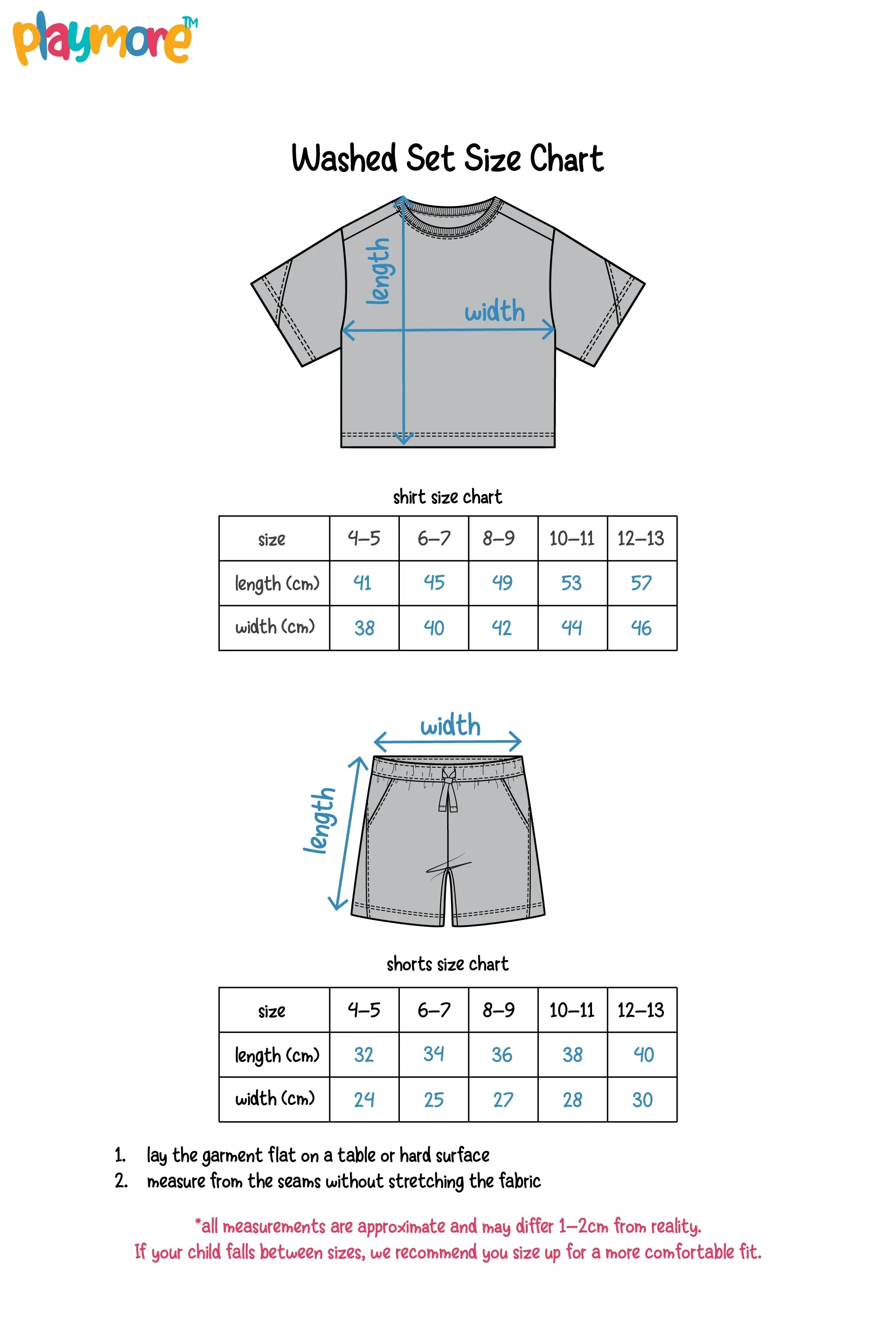 unisex "go play more" outfit set – baby blue - playmore
