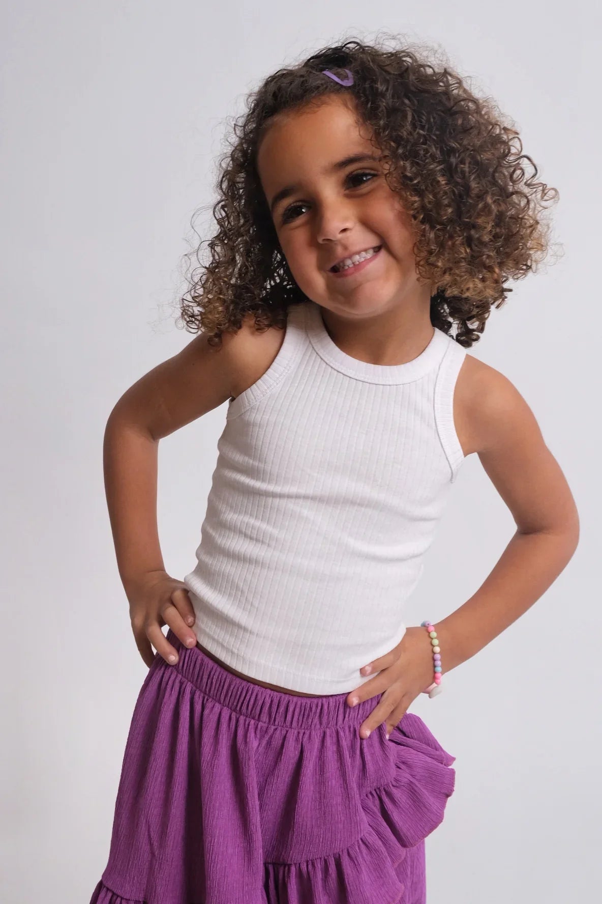 purple ruffled skirt - playmore